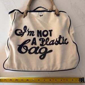 Anya Hindmarch “I am not a plastic bag” vintage bag